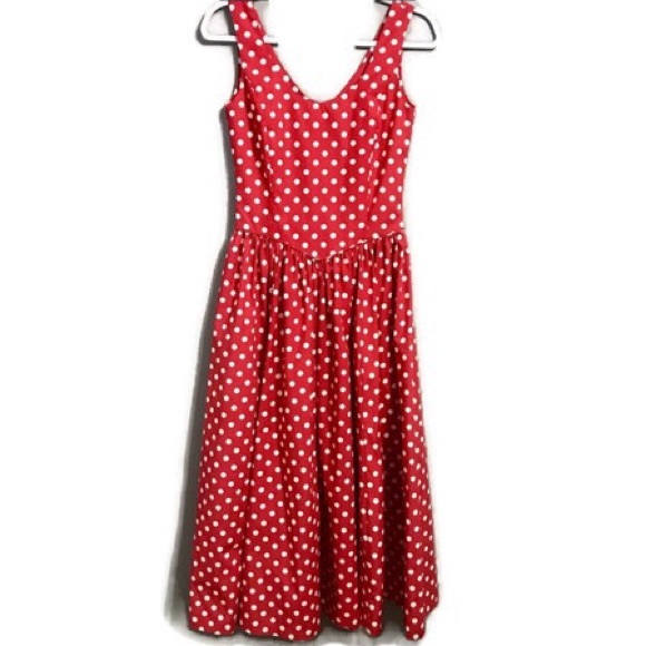 laura ashley polka dot dress